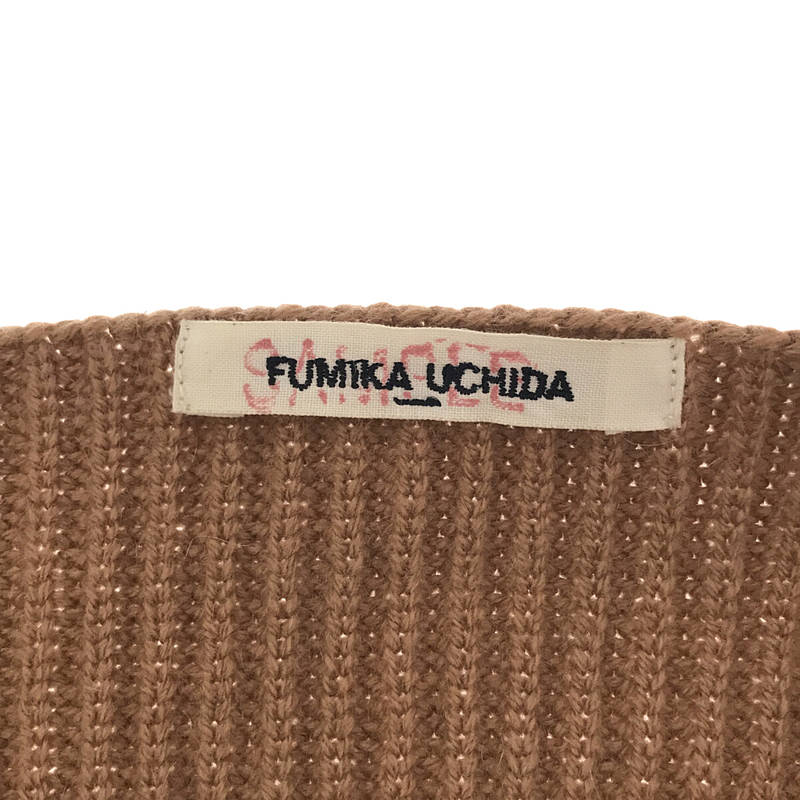 FUMIKA UCHIDA / フミカウチダ | CASHMERE BOAT NECK SWEATER ニット | ベージュ | レディース