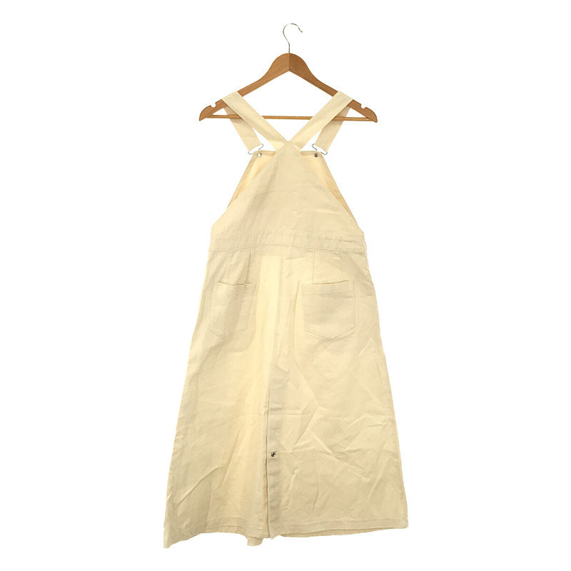 [Good Condition] harenoti. / Harenochi | Jumper Skirt, Overalls, Salopettes, Dress | White | Women's