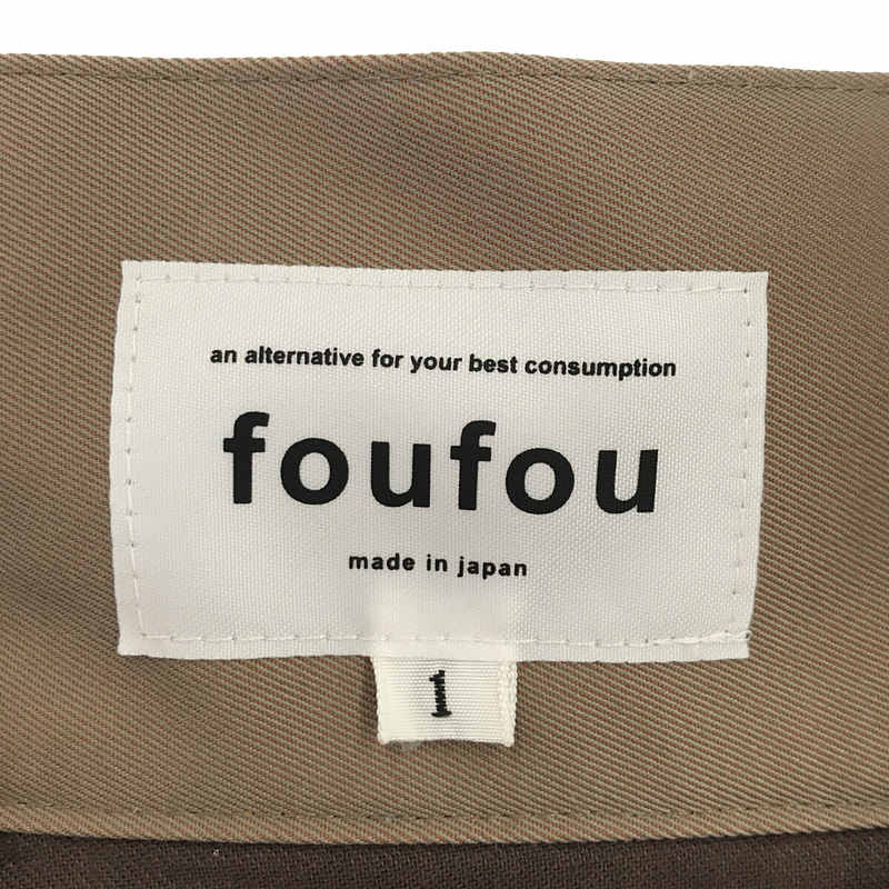 foufou / フーフー | tamamushi adjsut slacks 玉虫 タマムシ