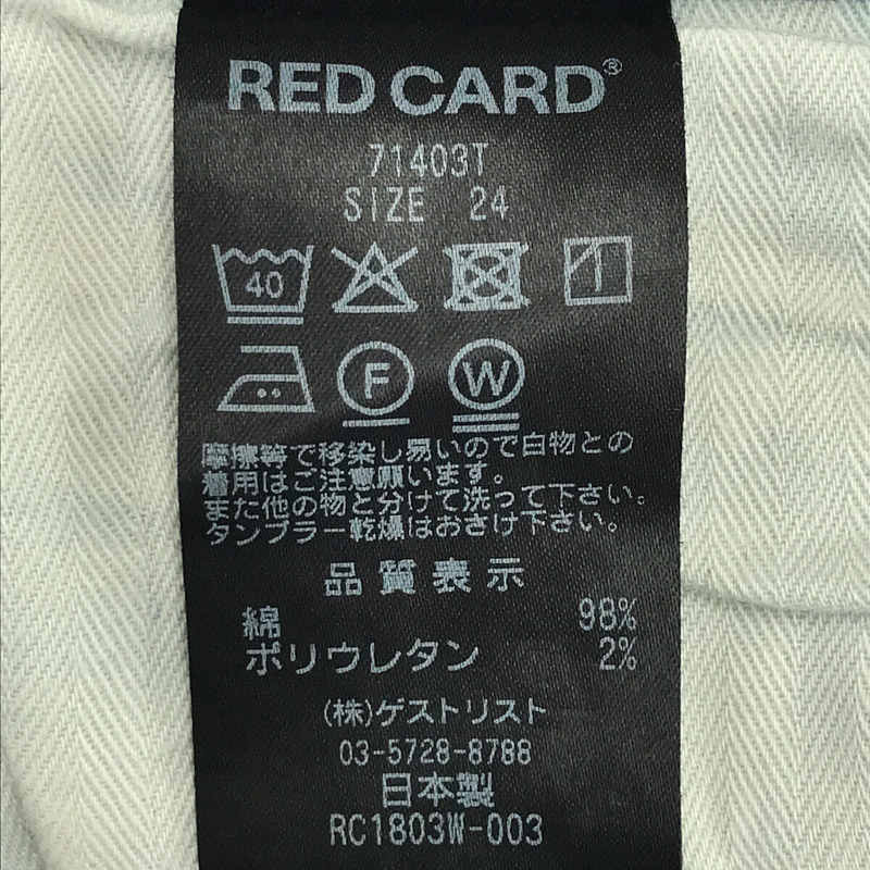 RED CARD / レッドカード | Anniversary Tapered デニム パンツ | 24 ...