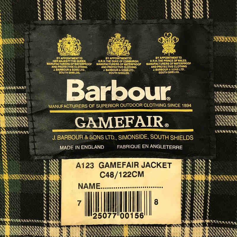 Barbour / バブアー | 1996年製 90s～ Vintage ヴィンテージ 3ワラント