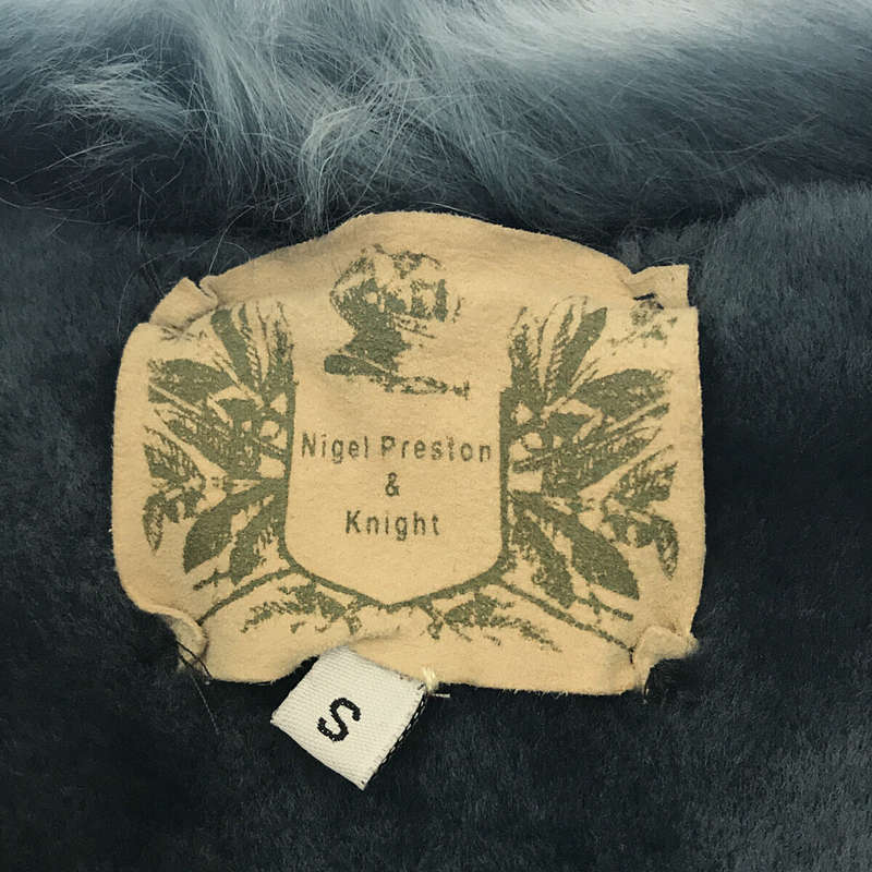 数回着用ですNigel Preston\u0026 knight ムートンファージャケット S ...