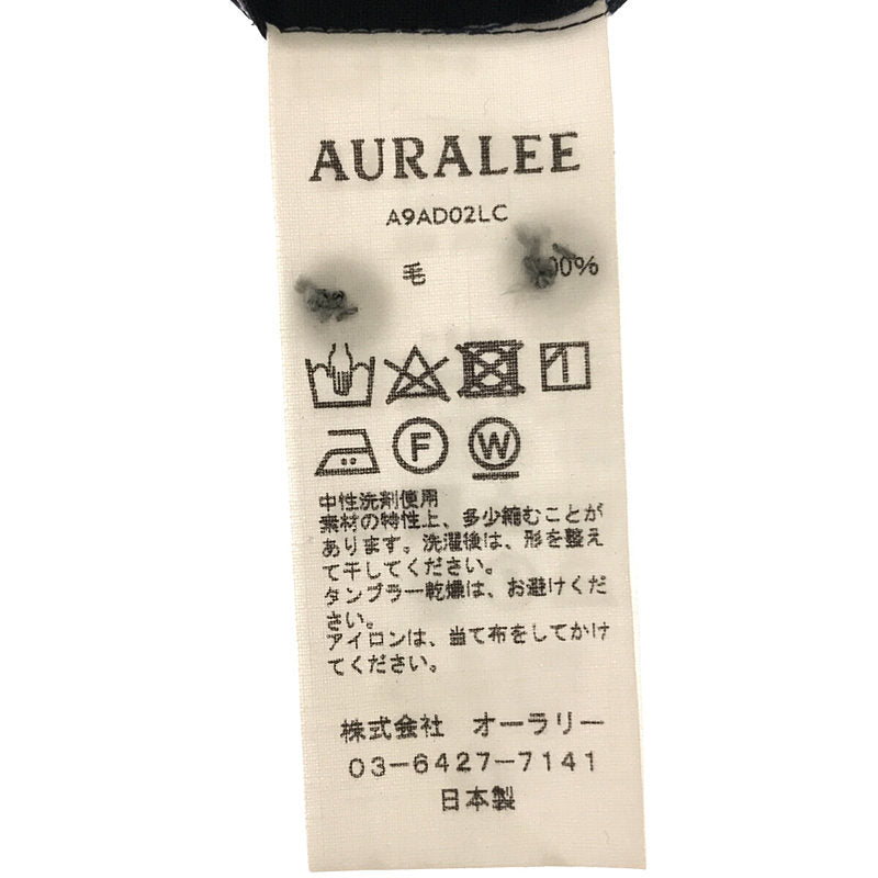 AURALEE / オーラリー | 2019AW | SUPER LIGHT WOOL CHECK MAXI ONE