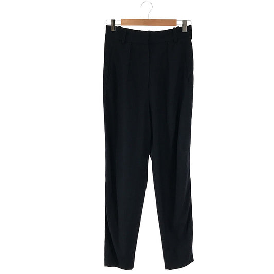 ISABEL MARANT | Wool tucked slacks | 36 | Navy | Women's