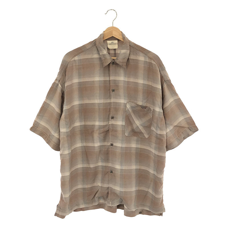 REMI RELIEF / レミレリーフ | アパルトモン別注 CHECK 2WAY SHIRT | F | ベージュ系 | レディース