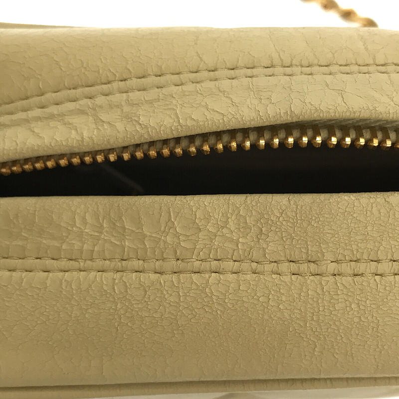 CHANEL / シャネル | 1990s ヴィンテージ オールド | マトラッセ タッセル付きショルダーバッグ | ベージュ | レディース