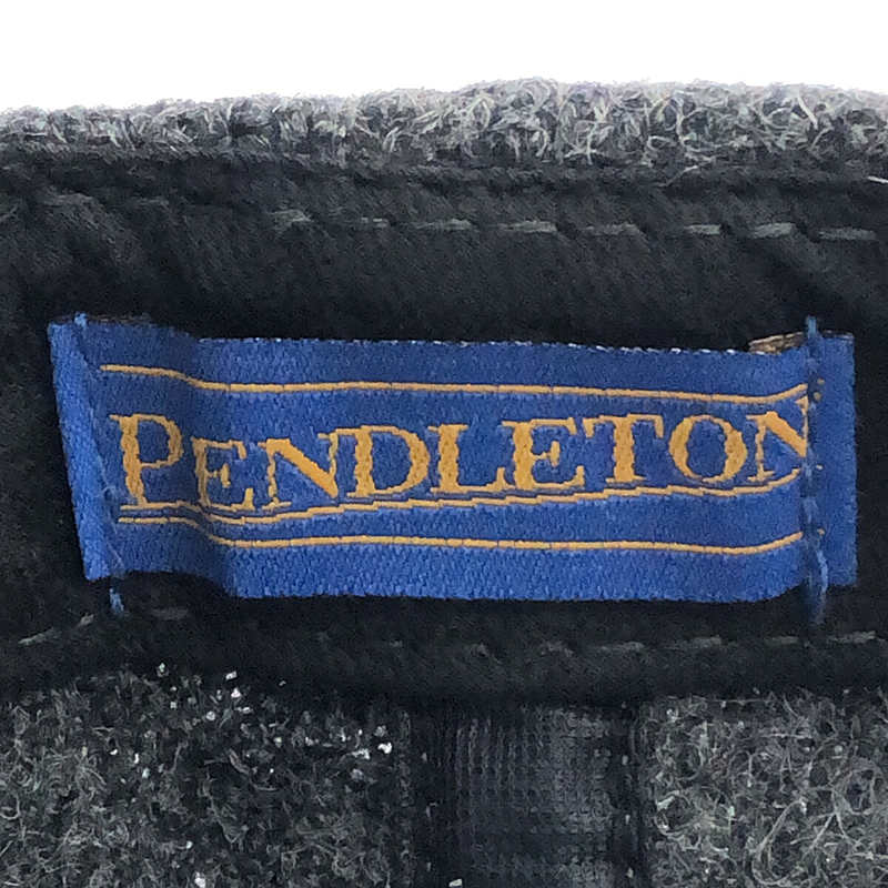 PENDLETON / ペンドルトン | ウール レザー切替 キャップ | ‐ |