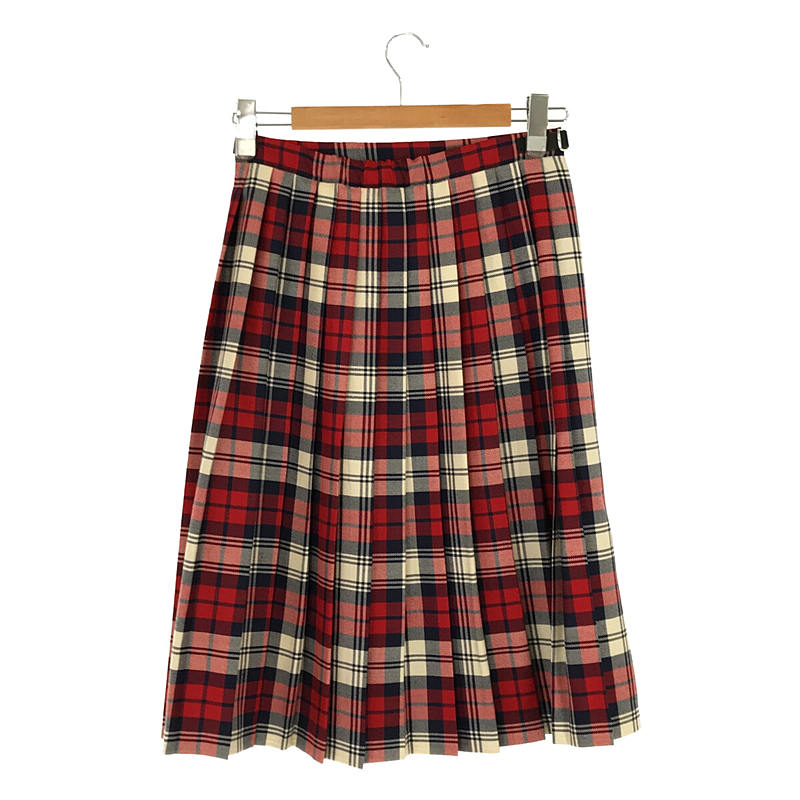 [Good Condition] O'NEIL OF DUBLIN / O'Neill of Dublin | Checked Wrap Quilt Long Skirt Red | Size 38 | Red/Navy/White | Women's