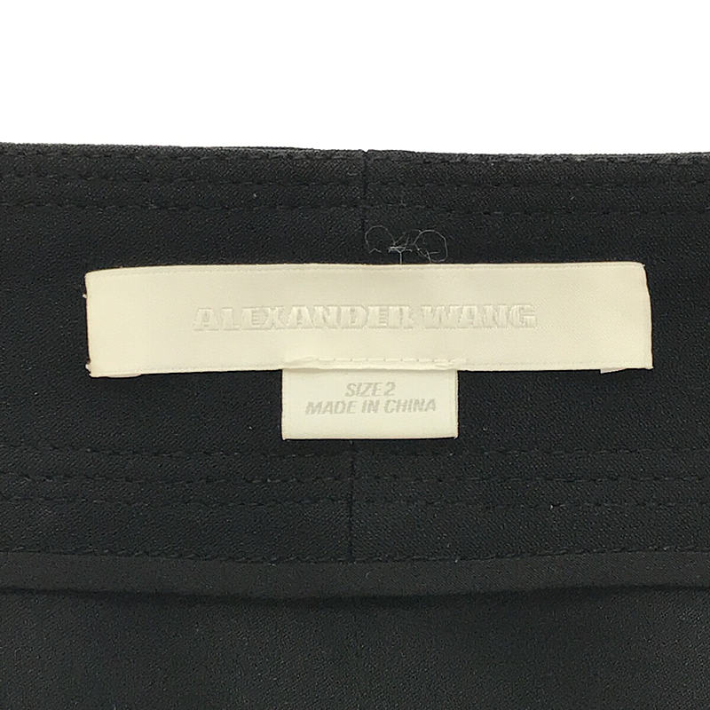 ALEXANDER WANG / アレキサンダーワン | レザー 切替 アシンメトリー