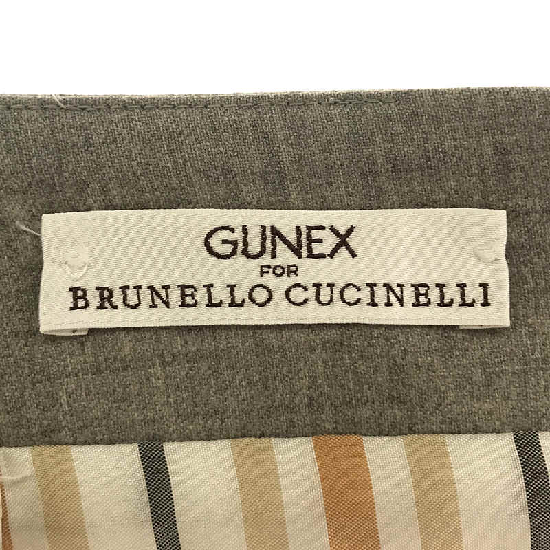 BRUNELLO CUCINELLI / ブルネロクチネリ | GUNEX ウール スカート | 38 |