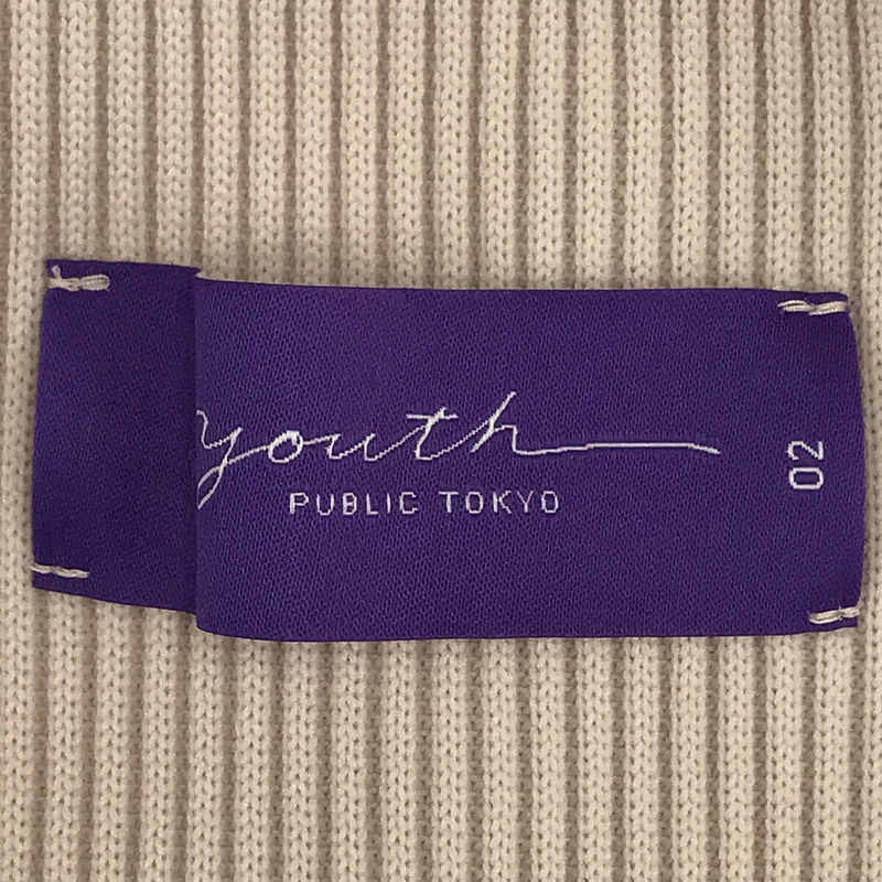 PUBLIC TOKYO / パブリックトウキョウ | 【youth】プリーツ ニット