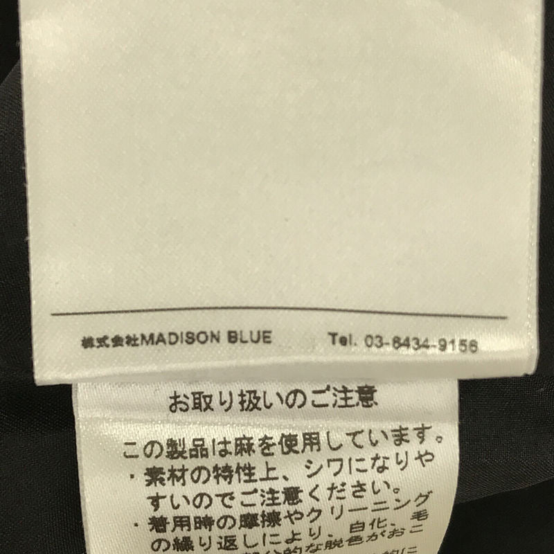 MADISON BLUE / マディソンブルー | 2019AW | FLARE PANTS LINEN リネン フレアパンツ | 01(S) |