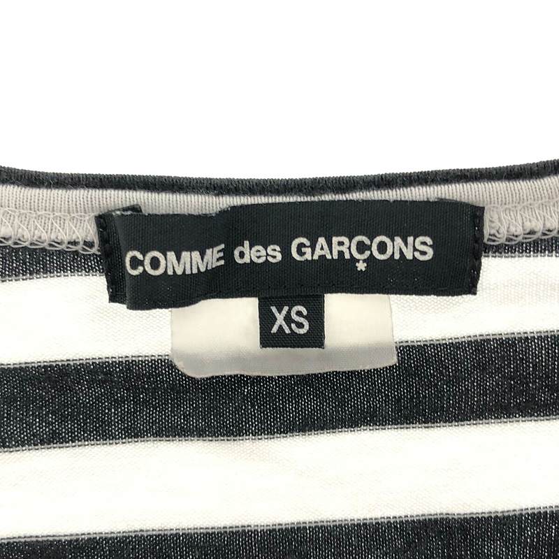 COMME des GARCONS / コムデギャルソン | 2013SS | MY ENERGY プリント ボーダー ロングスリーブTシャツ | XS |