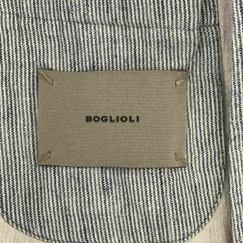 BOGLIOLI / ボリオリ | イタリア製 SOHO カナパ シルク ストライプ
