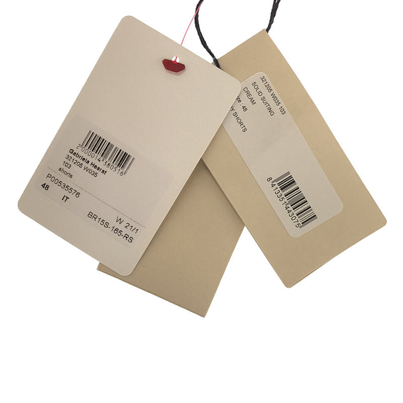 [新] Gabriela Hearst | JUDY SHORTS 羊毛束帶短褲 | 48 |米色 |女性的