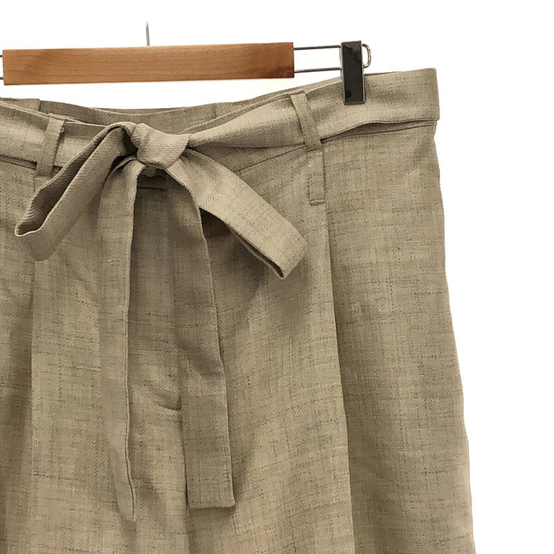 [新] Gabriela Hearst | JUDY SHORTS 羊毛束帶短褲 | 48 |米色 |女性的