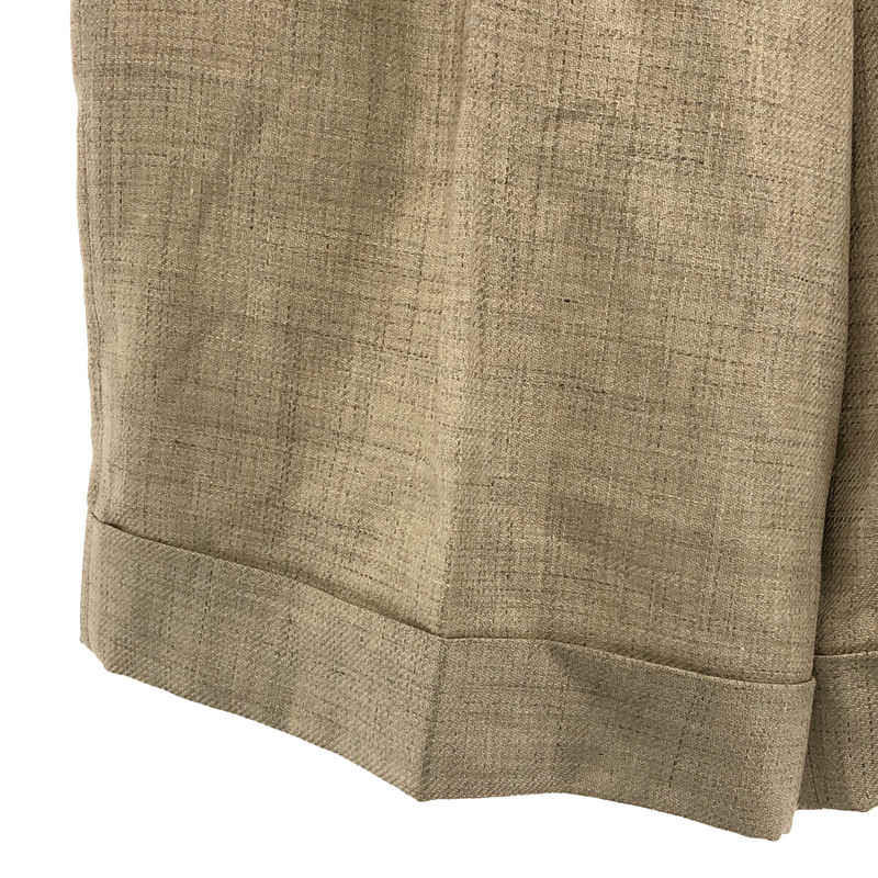 [新] Gabriela Hearst | JUDY SHORTS 羊毛束帶短褲 | 48 |米色 |女性的