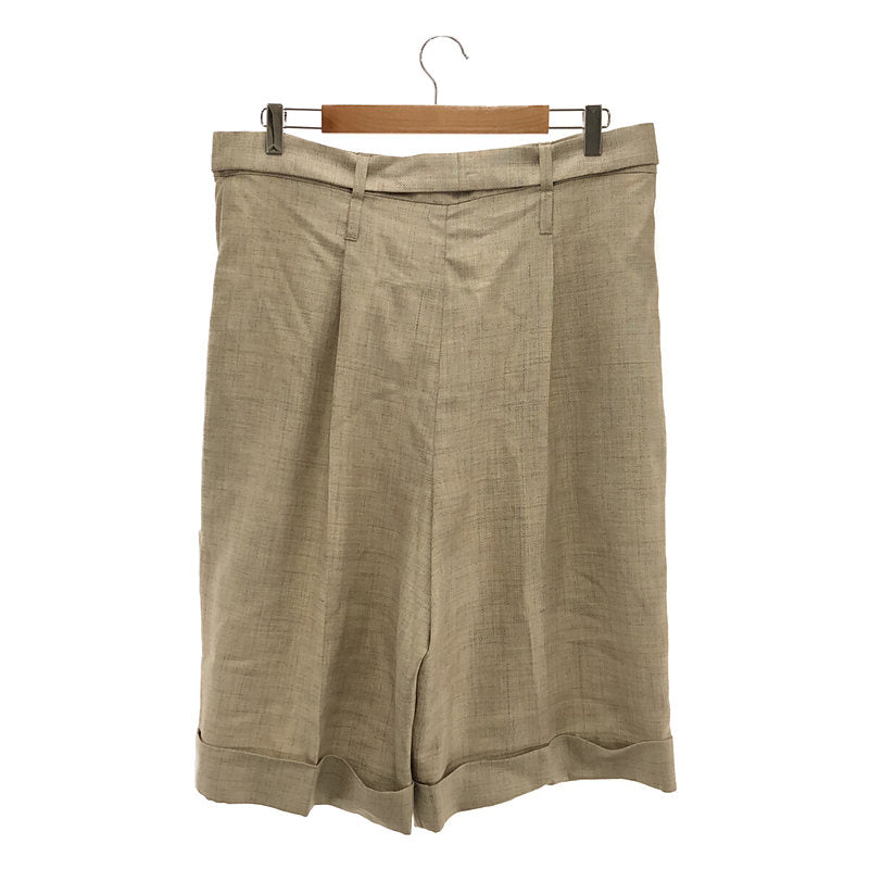 [新] Gabriela Hearst | JUDY SHORTS 羊毛束帶短褲 | 48 |米色 |女性的