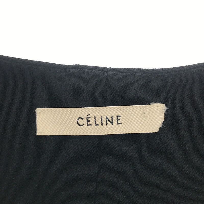 CELINE / セリーヌ | フィービー期 ジップ ノースリーブ ワンピース