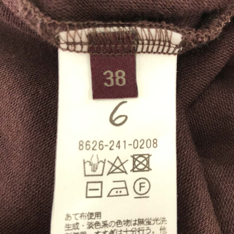 6(ROKU) / ロク | 2020SS | BICOLOR DRESS バイカラー カットソー
