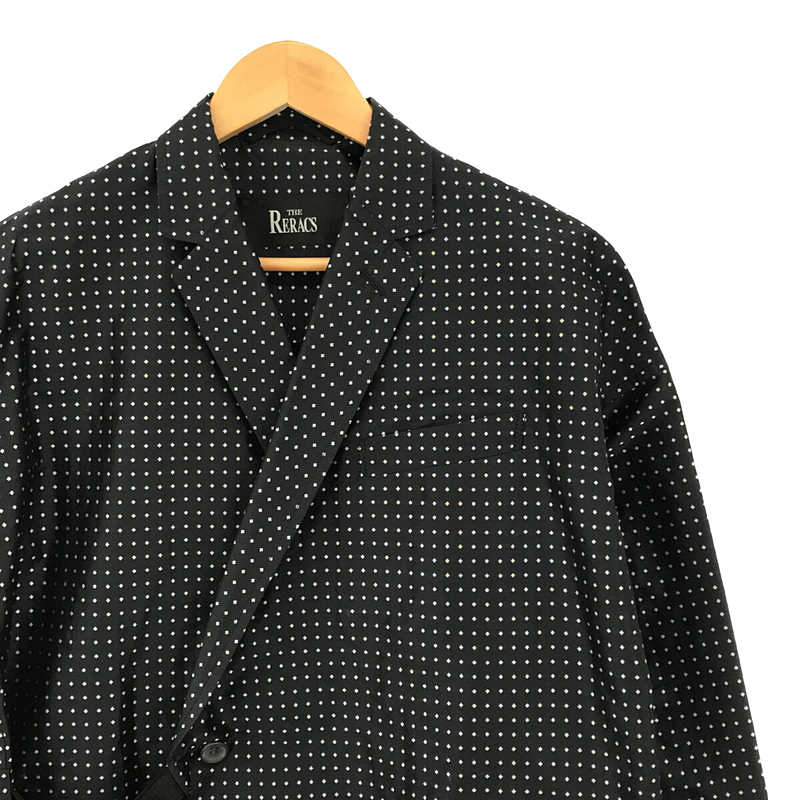 THE RERACS / ザリラクス | LOOSE CHESTERFIELD COAT シルク混紡