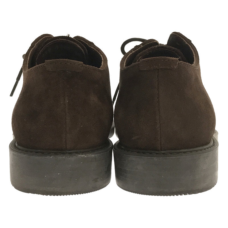 【新品】  BOEMOS / ボエモス | レースUP スエードシューズ 箱付き | 38 | ダークブラウン | レディース