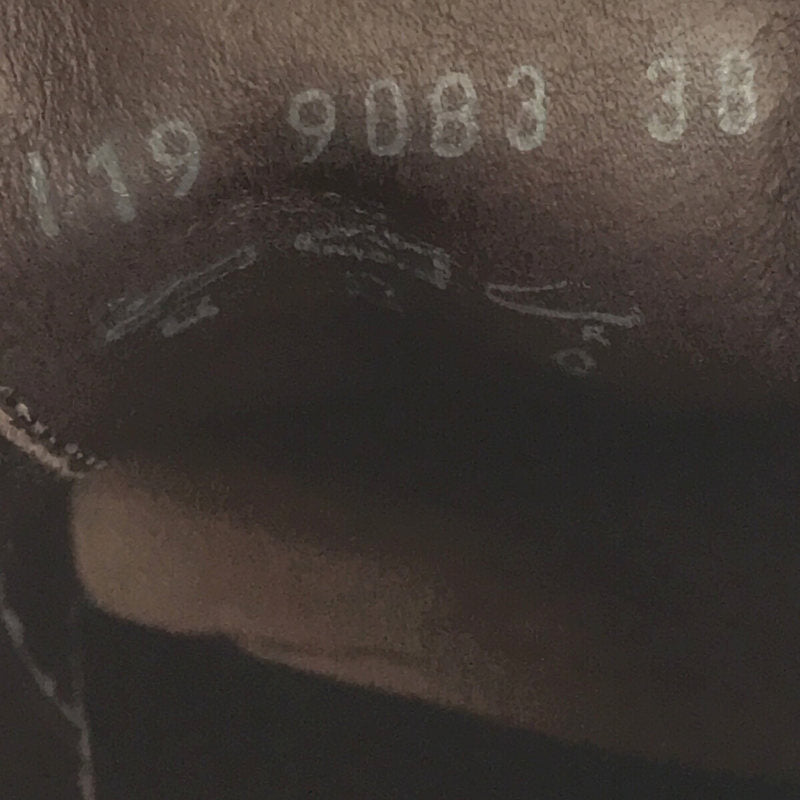 [新] BOEMOS |帶盒子的繫帶絨面革鞋 |尺寸 38 |深棕色 |女性的