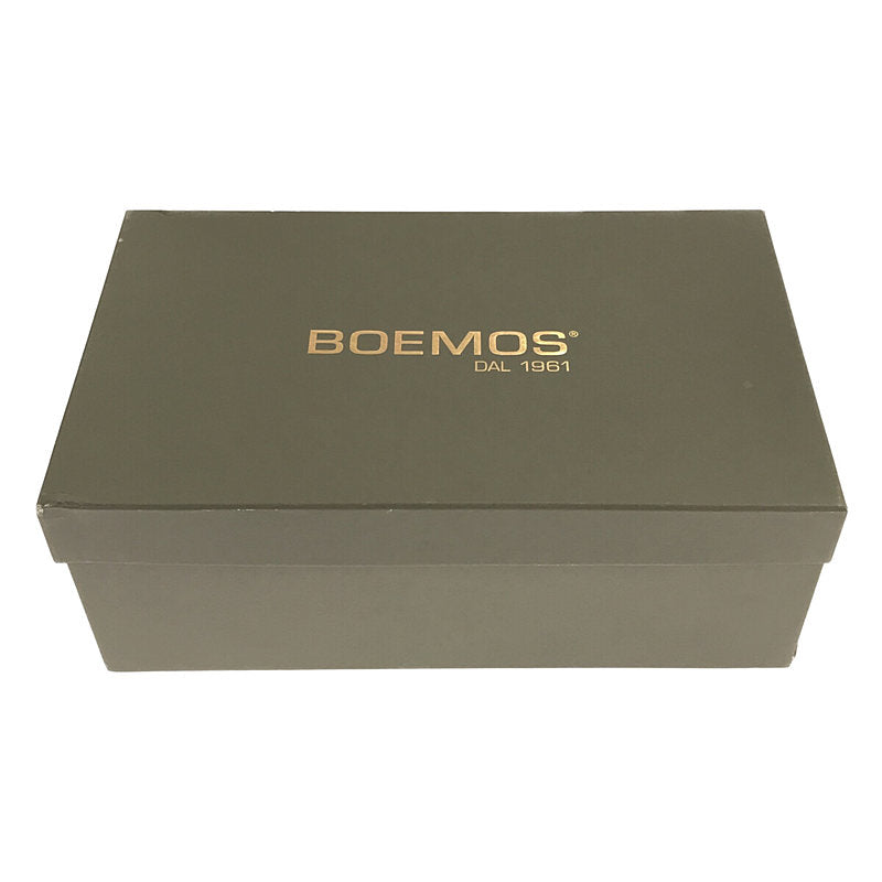 【新品】  BOEMOS / ボエモス | レースUP スエードシューズ 箱付き | 38 | ダークブラウン | レディース