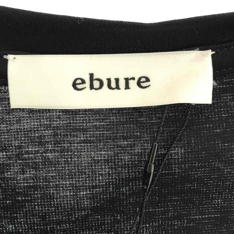 ebure / エブール | クルーネック ベルテッド Tシャツ ロング