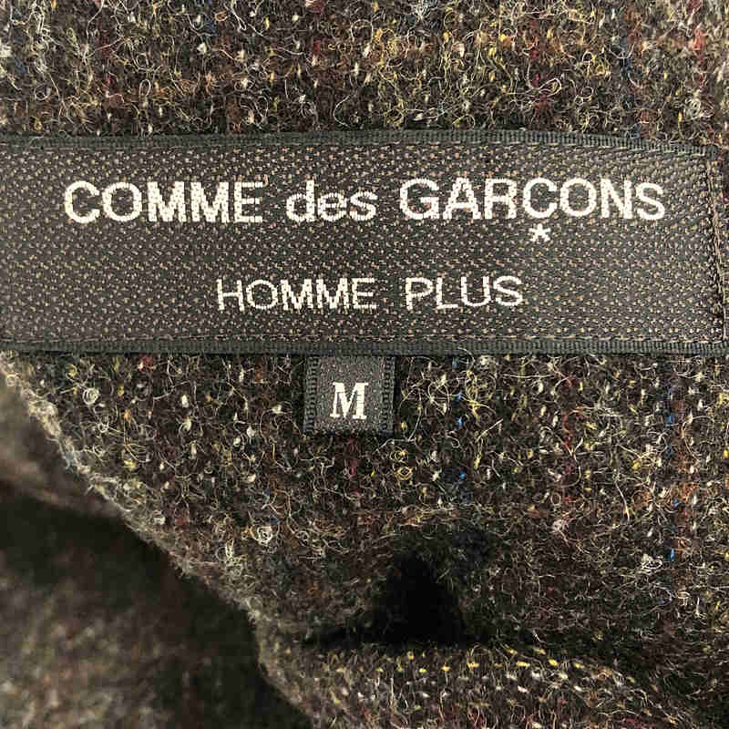 COMME des GARCONS HOMME PLUS | AD1998 1998AW | Wool inside-out side tweed jacket | M | Olive | Men's