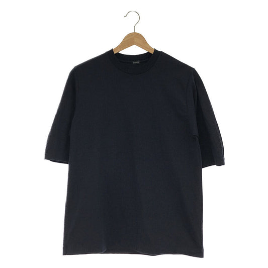 【美品】  LOEFF / ロエフ | 2022SS | オーガニックコットン ショートスリーブ Tシャツ | ネイビー | レディース