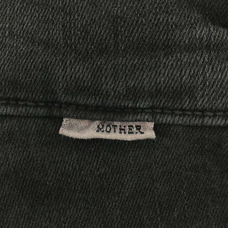 MOTHER / マザー | Deuxieme Classe ドゥーズィエムクラス 取扱い FADED BLACK INSIDER CROP インサイダー クロップド デニム パンツ | 28 | ダークグレー | レディース