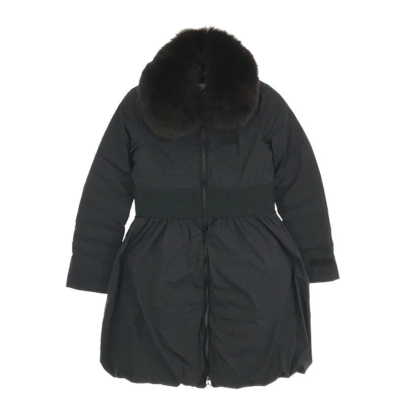 TATRAS | Down coat with fox fur | 2 | Black | Women's