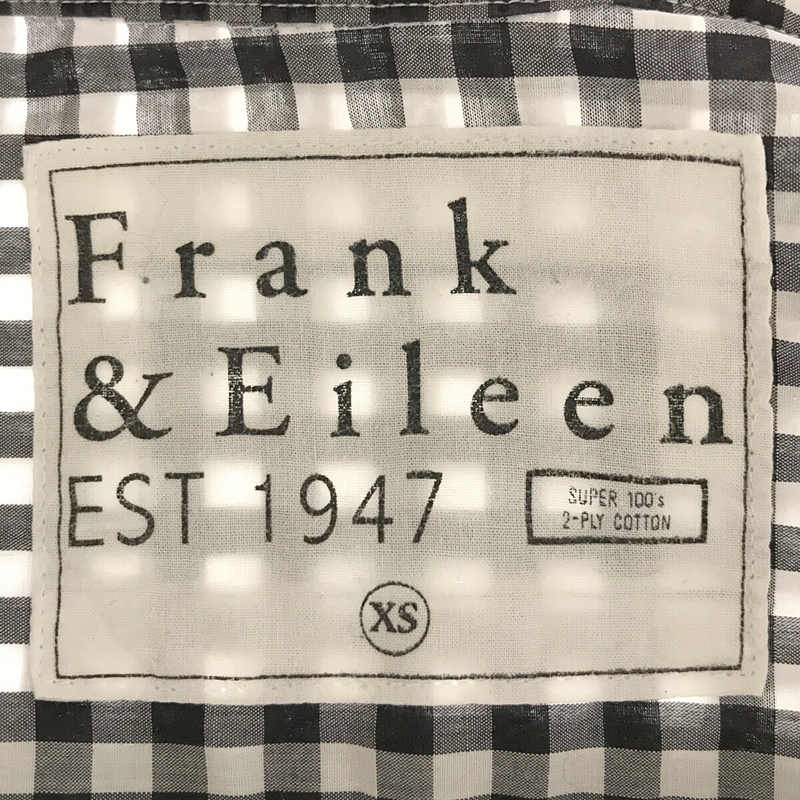 Frank&Eileen / フランクアンドアイリーン | BARRY コットンギンガムチェックスキッパーシャツ | XS |