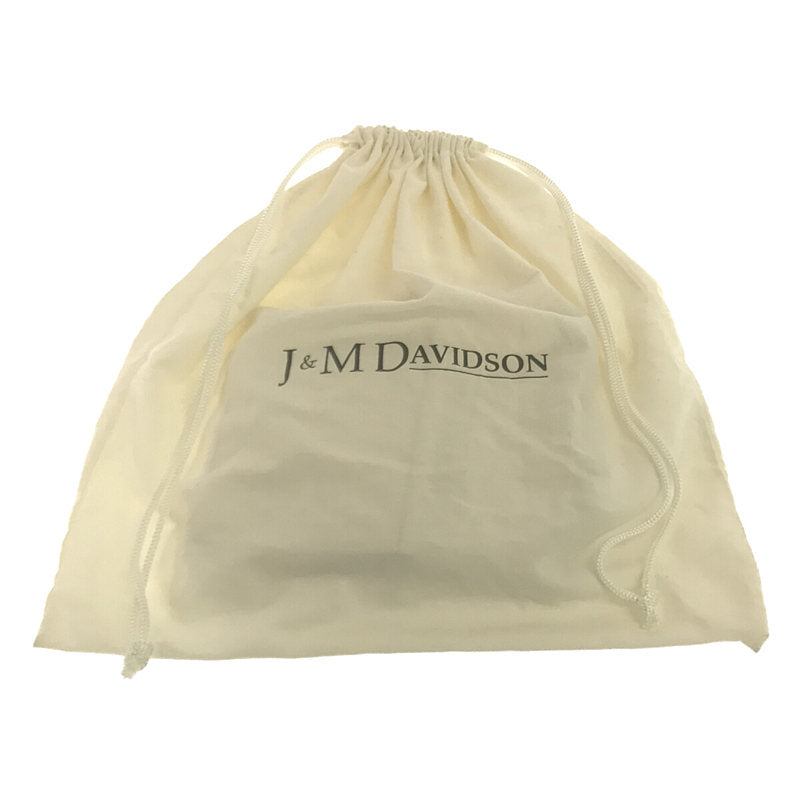 J&amp;M DAVIDSON | Leather Mini Bell Studded Tote Bag with Dust Bag | White | Women's