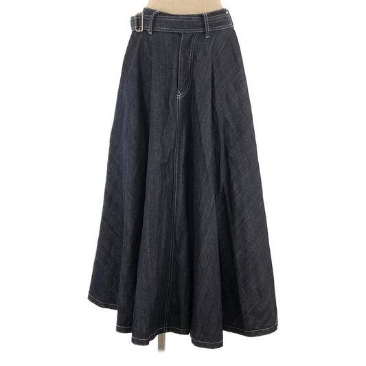 foufou / フーフー | super flare denim skirt スカート | 0 |