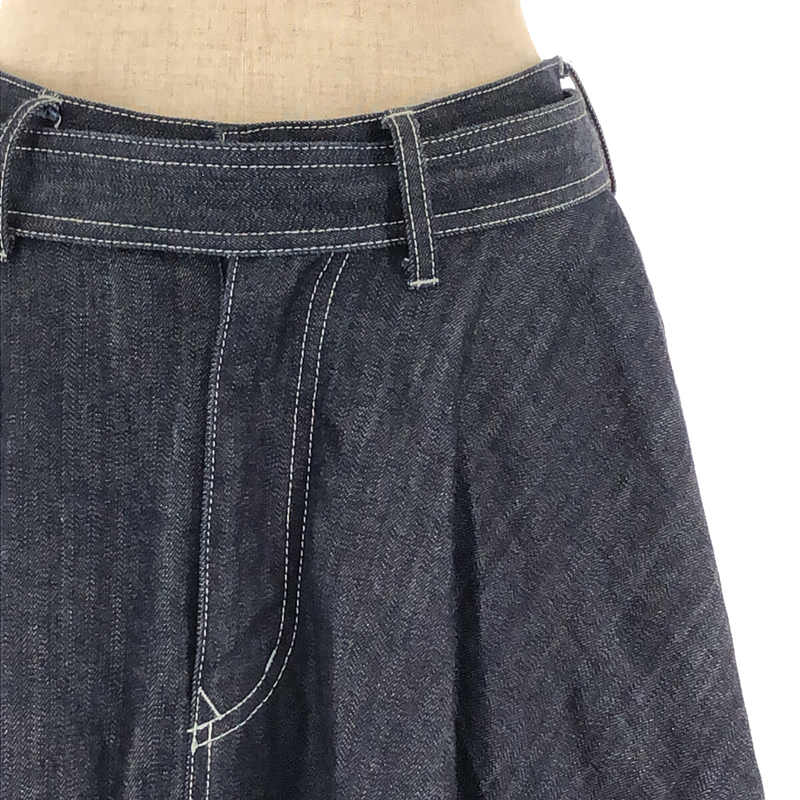 foufou / フーフー | super flare denim skirt スカート | 0 |