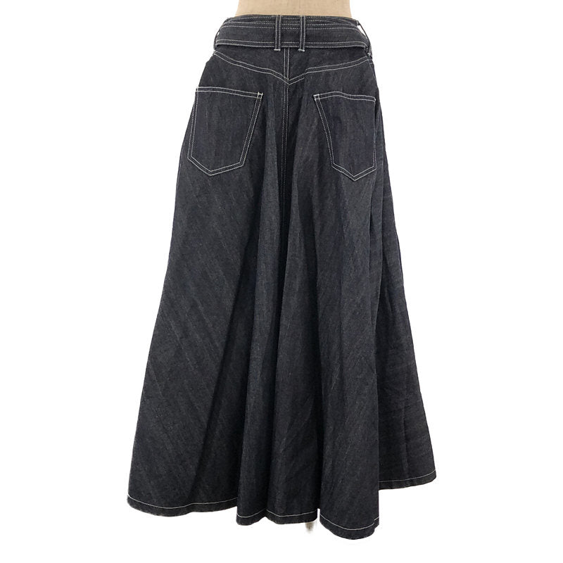 foufou / フーフー | super flare denim skirt スカート | 0 | – KLD