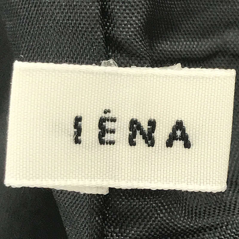 【美品】  IENA / イエナ | 2022AW | ポリエステル サテン イージー タイト スカート | 36 | ブラック | レディース