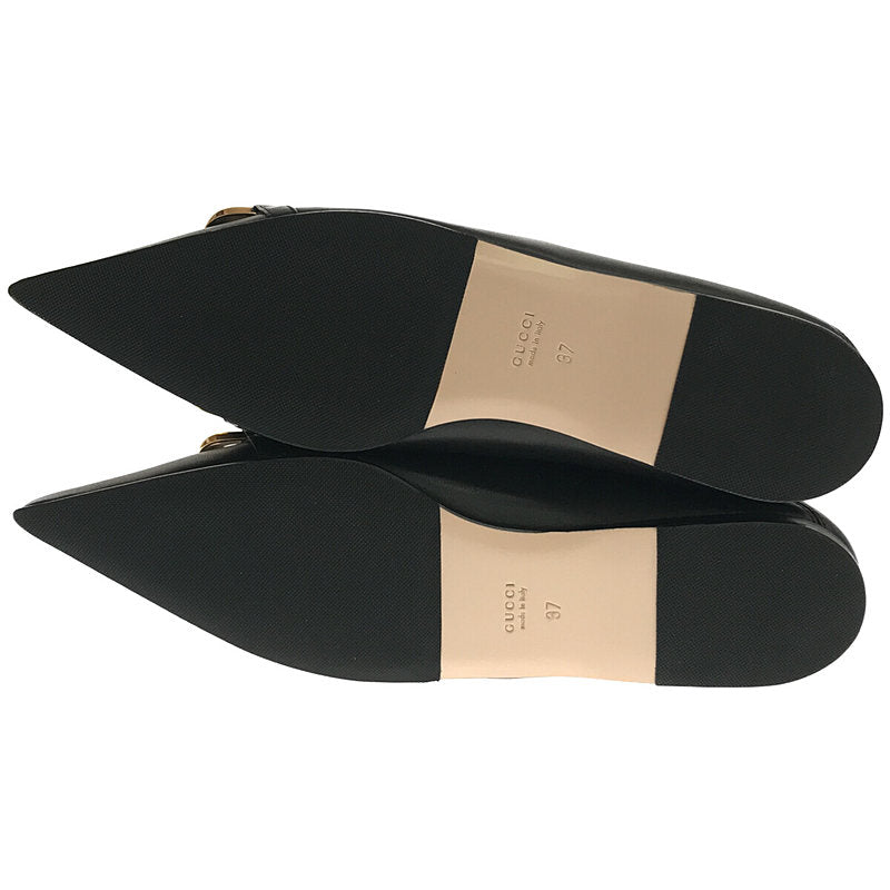 GUCCI / グッチ | leather ballet flat with Horsebit ホースビット