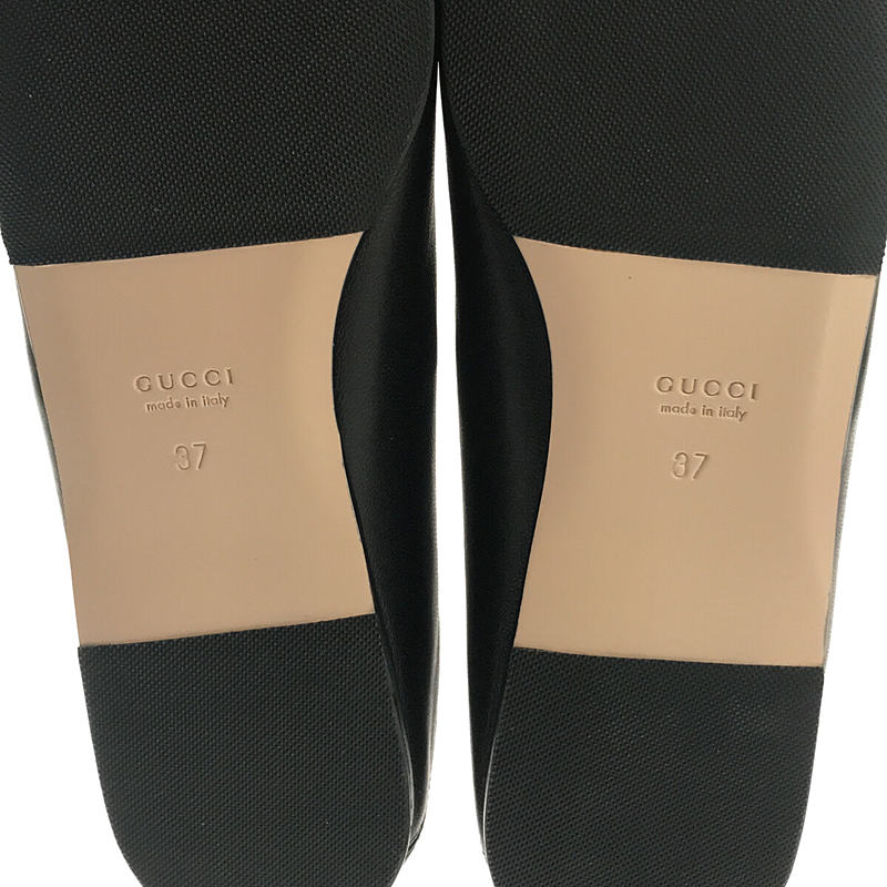 GUCCI / グッチ | leather ballet flat with Horsebit ホースビット